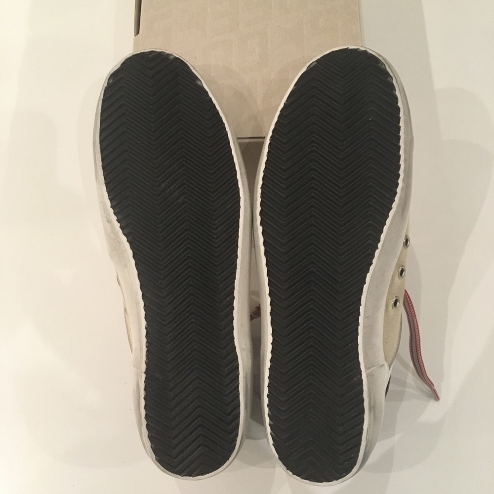 Golden Goose Superstar Beige Silver Glitter Star - Picture 8 of 10